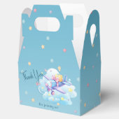 かわいい飛行機の新着赤ちゃんシャワー フェイバーボックス (オープン)