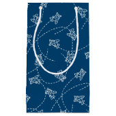 かわいい飛行機 スモールペーパーバッグ (正面)