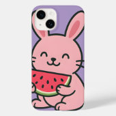 かわいい食べバニーのキャロットケース | かわいいラビ Case-Mate iPhoneケース (裏面)