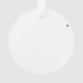 かわいい食べマウスのハロウィーン眼球カップケーキ オーナメント (裏面)