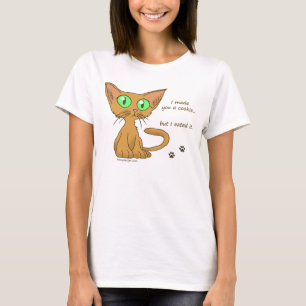 かわいい食べ子猫あなたのクッキー Tシャツ