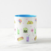 かわいい食べ物ピクニックマグカップ マグカップ (中央)