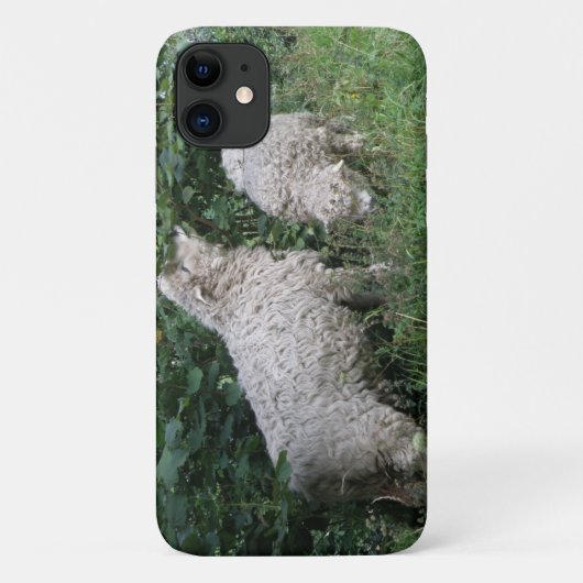 かわいい食べ羊の葉iPhoneケース Case-Mate iPhoneケース (裏面)