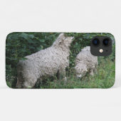 かわいい食べ羊の葉iPhoneケース Case-Mate iPhoneケース (裏面(横))