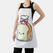 かわいい食パンのかわいいイラスト エプロン (インサイチュ)