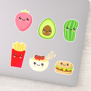 かわいい食品01 シール