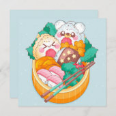 かわいい食品 シーズンカード (正面/裏面)