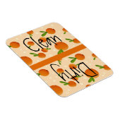 かわいい食洗機きれいな汚れたオレンジ色の磁石 マグネット (右側)