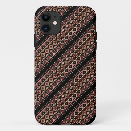 かわいい飾りウクライナストライプの模様 Case-Mate iPhoneケース (裏面)