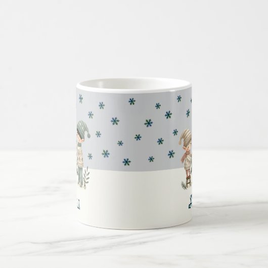 かわいい飾キッズシストマツリースケッチ名 コーヒーマグカップ (中央)