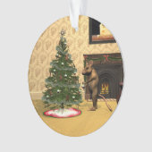 かわいい飾ネズミのクリスマスツリー オーナメント (正面)