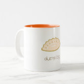 かわいい餃子マグカップ ツートーンマグカップ (正面左)