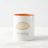 かわいい餃子マグカップ ツートーンマグカップ (中央)