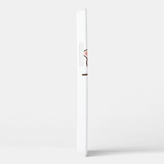 かわいい餅の桃の猫 Case-Mate iPhoneケース (裏面 / 右)