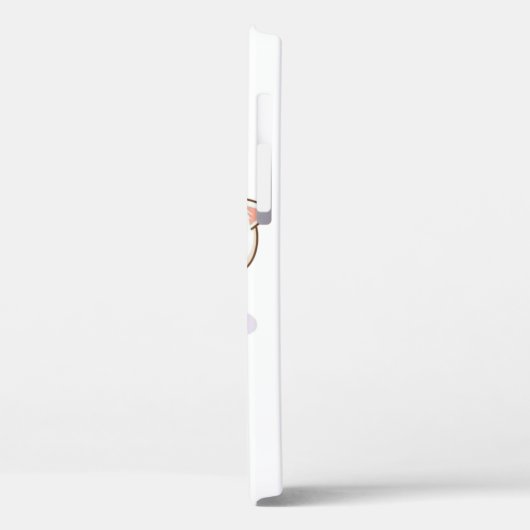 かわいい餅の桃の猫 Case-Mate iPhoneケース (裏面 / 左)