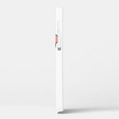 かわいい餅の桃の猫 Case-Mate iPhoneケース (裏面 / 左)