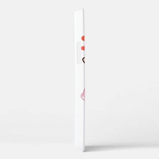 かわいい餅の桃の猫 Case-Mate iPhoneケース (裏面 / 右)