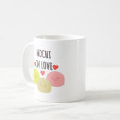 かわいい餅まんがスケッチ コーヒーマグカップ (正面左)