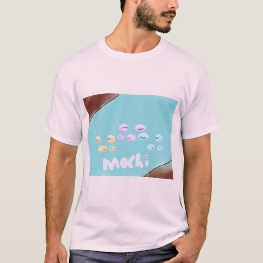かわいい餅 Tシャツ (正面)
