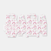 かわいい馬のバルーン虹のベビーガールウォーター色 フェイバーボックス (折り畳みなし)