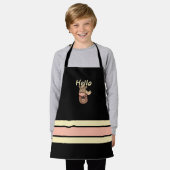 かわいい馬のポケット エプロン (着用した状態)