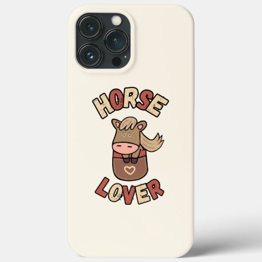 かわいい馬のポケット Case-Mate iPhoneケース (裏面)