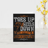 かわいい馬のライダーのギフト乗馬 カード (黄色い花)