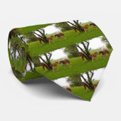 かわいい馬の群れ ネクタイ (ロール)