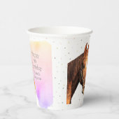 かわいい馬の誕生日パーティー動物の馬乗りキッズ 紙コップ (右)