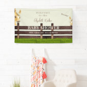 かわいい馬の赤ちゃんシャワーへようこそ 横断幕 (インサイチュ)