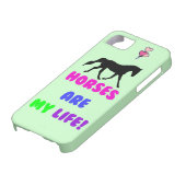 かわいい馬は私の生命iPhone 5つのケースです Case-Mate iPhoneケース (下部)