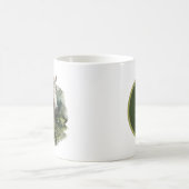 かわいい馬好きでモノグラムを追加 コーヒーマグカップ (中央)