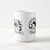 かわいい馬好きワードアートコーヒーマグ コーヒーマグカップ (中央)