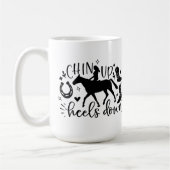 かわいい馬好きワードアートコーヒーマグ コーヒーマグカップ (左)