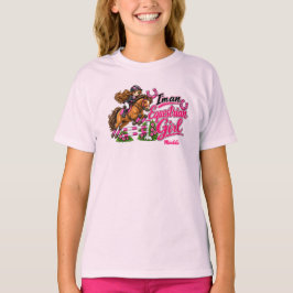 かわいい馬術少女 Tシャツ