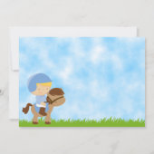 かわいい馬誕生日招待状forボーイズ 招待状 (裏面)