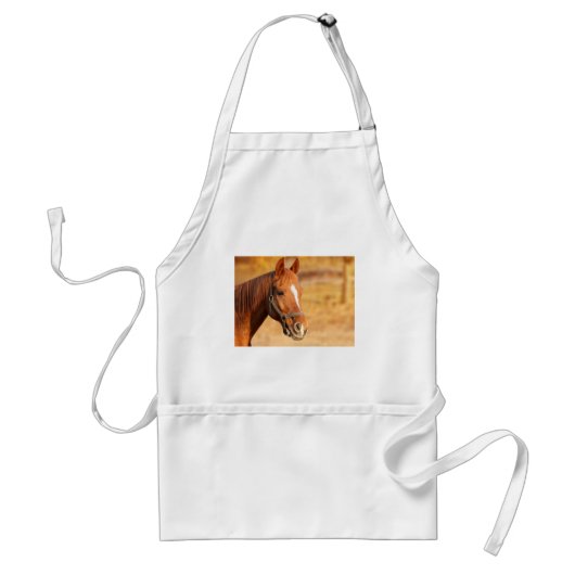 かわいい馬 スタンダードエプロン (正面)