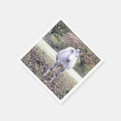 かわいい馬 スタンダードカクテルナプキン (角)