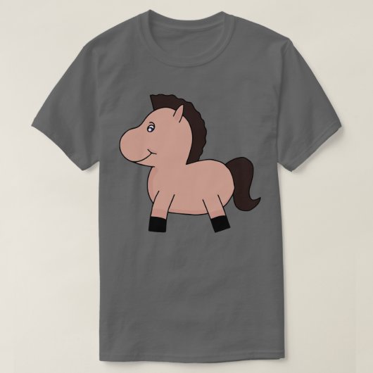 かわいい馬 Tシャツ (デザイン正面)