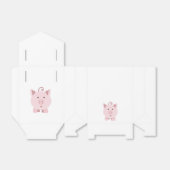 かわいい驚いた豚 フェイバーボックス (折り畳みなし)
