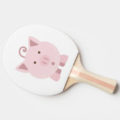 かわいい驚いた豚 卓球ラケット (横)