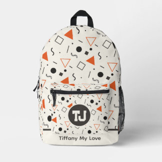 かわいい高校スポーティな女の子バックパック プリントバックパック