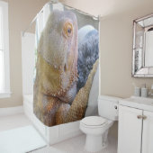 かわいい髭があるドラゴンの終わりの写真 シャワーカーテン (インサイチュ)