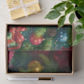 かわいい髭の竜とサンタハット 薄葉紙 (ギフト)