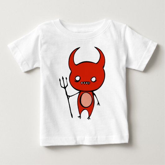 かわいい鬼 ベビーTシャツ (正面)
