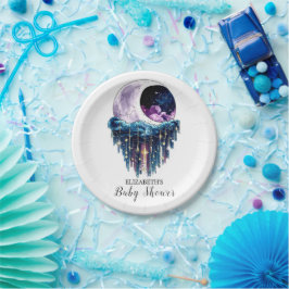 かわいい魅力的星ベビーシャワー ペーパープレート