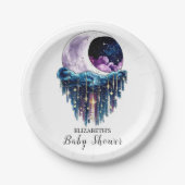かわいい魅力的星ベビーシャワー ペーパープレート (正面)