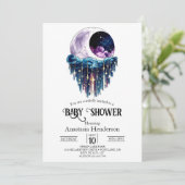 かわいい魅力的星ベビーシャワー 招待状 (スタンド正面)