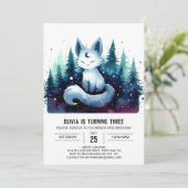 かわいい魅惑の猫誕生日 招待状 (スタンド正面)