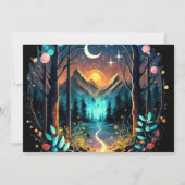 かわいい魅惑コテージコアベビーシャワー 招待状 (裏面)